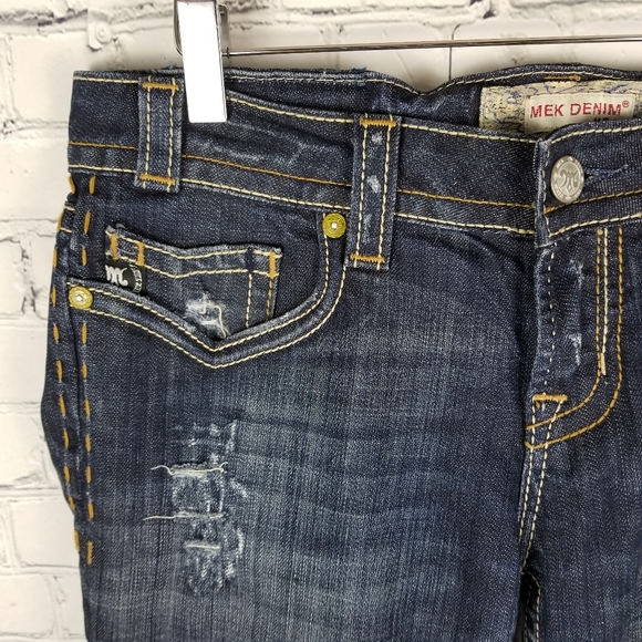 MEK DENIM | Oaxaca embroidered boot cut jeans - Picture 4 of 9